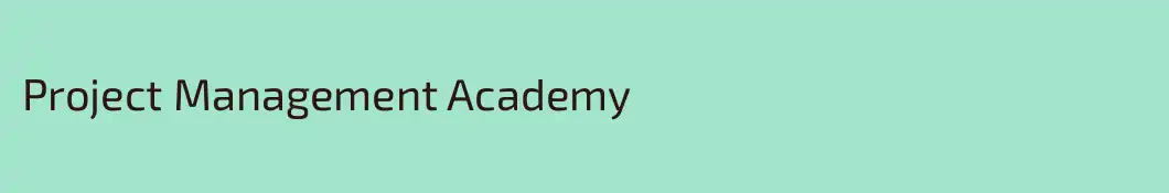 Project Management Academy
